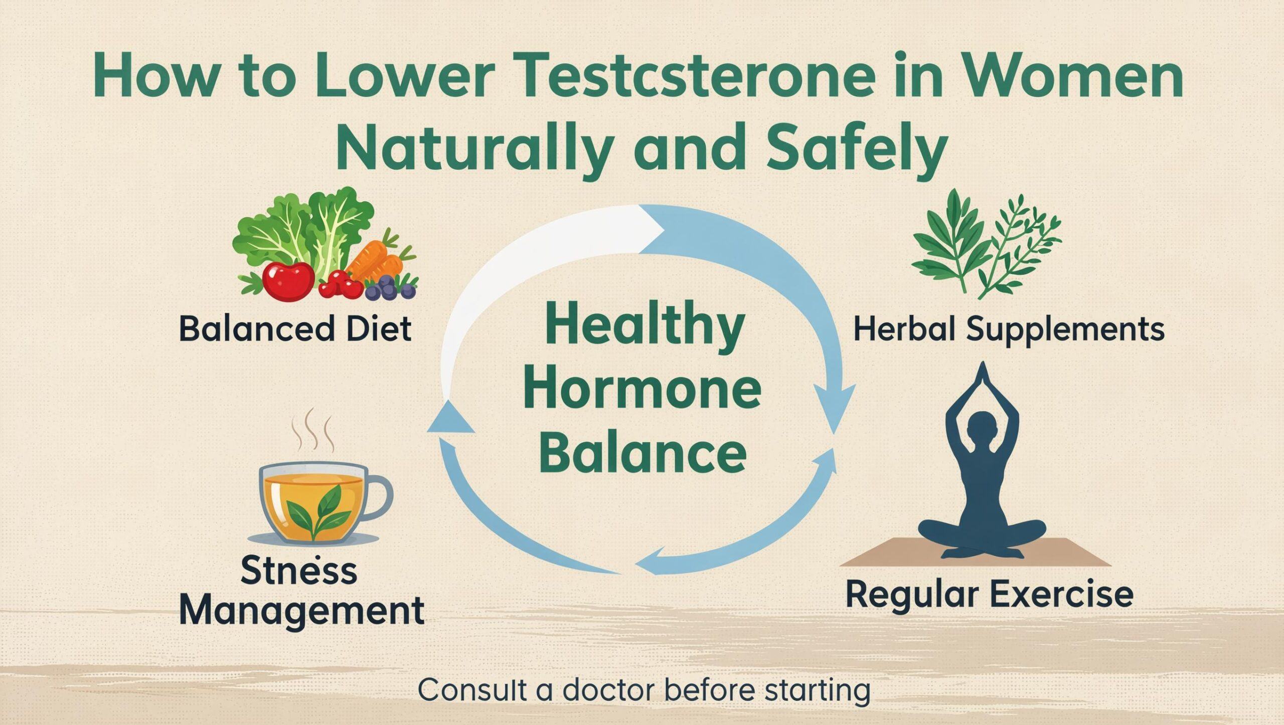 How to Lower Testosterone in Women Naturally and Safely